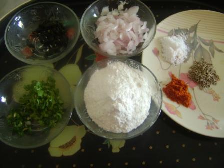 Ingredients for ChickPea Kababs